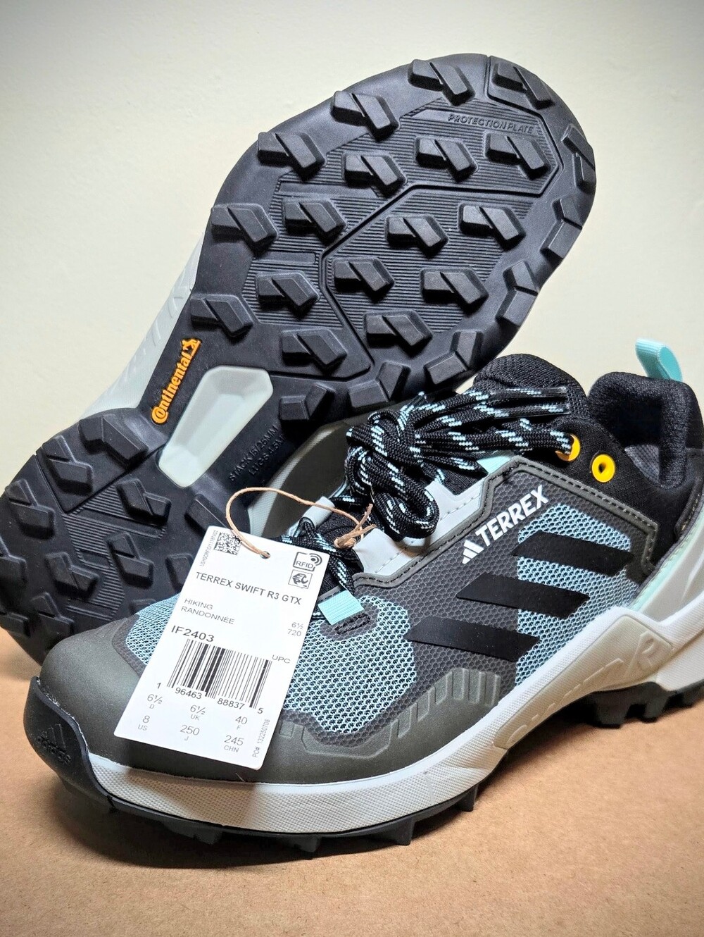 NEW $160 Adidas Terrex Women's 8 Swift R3 GTX Hiking Shoes Waterproof Sneakers